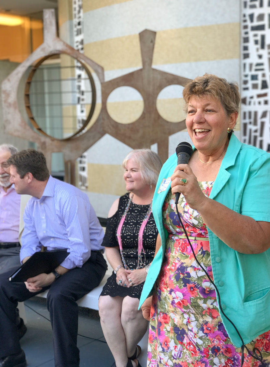 Celebration at Executive Towers after being nominated for the National register of Historic Places