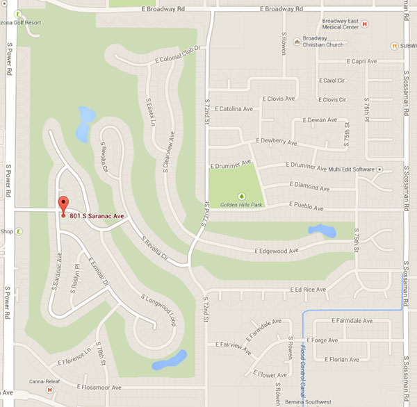 Home in Country Club Estates, Mesa, Arizona