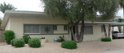 Modern homes in the Sunnyslope neighborhood in Phoenix