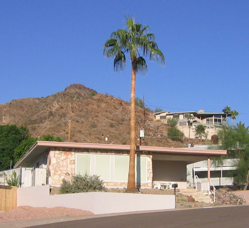 Modern homes in the Sunnyslope neighborhood in Phoenix