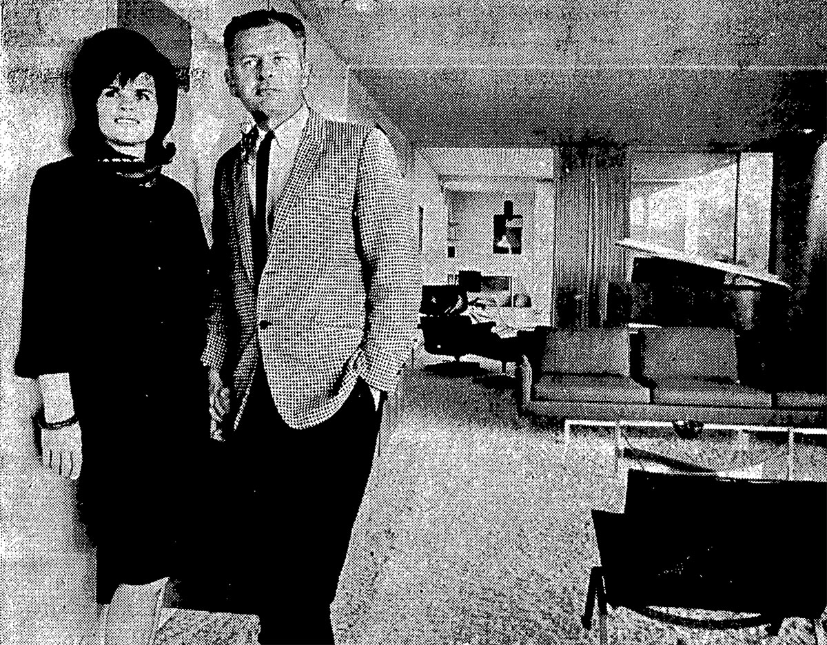 Nancy Beadle and Al Beadle in their home on McDonald Drive