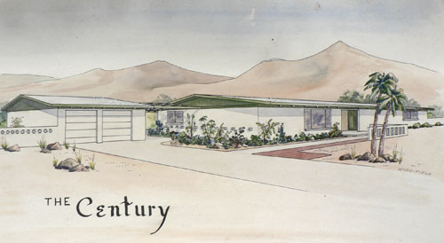 Century model home by Richard Britt in Paradise Gardens