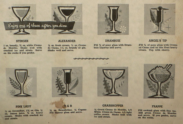 Postwar Phoenix Vintage Menus