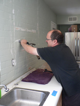 Renovating the kitchen at the Ralph Haver home at 4624