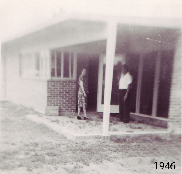 The Patio of the Ralph Haver home at 4624