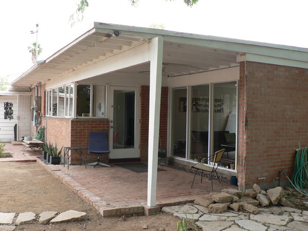 The Patio of the Ralph Haver home at 4624