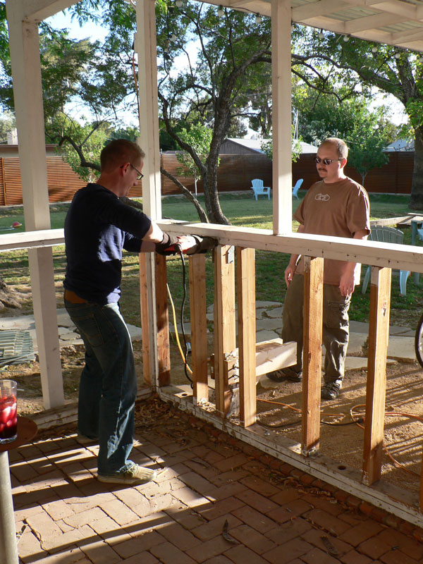 The Patio of the Ralph Haver home at 4624