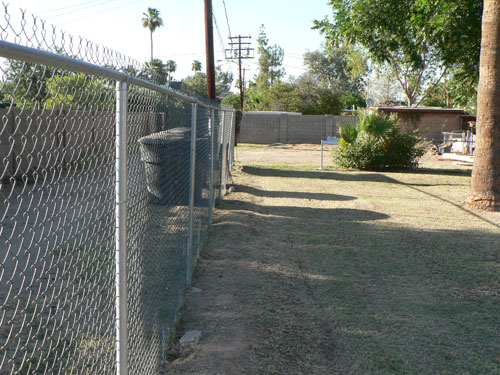 Landscape of the Ralph Haver home at 4624