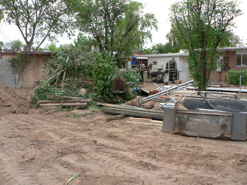 Landscape of the Ralph Haver home at 4624