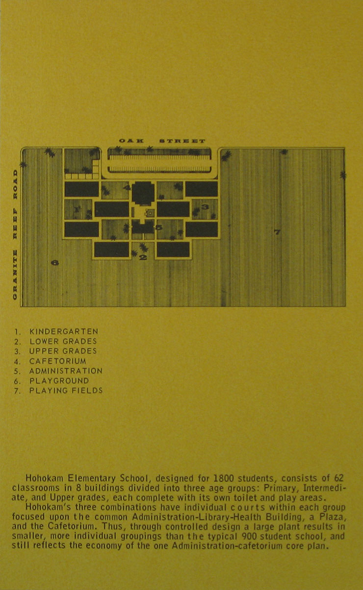Hohokam Elementary School designed by Ralph Haver