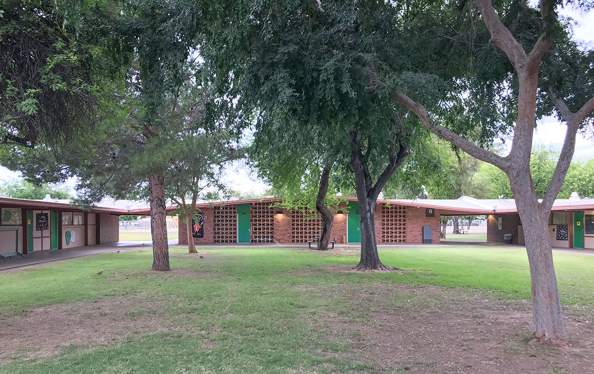 Hohokam Elementary School designed by Ralph Haver