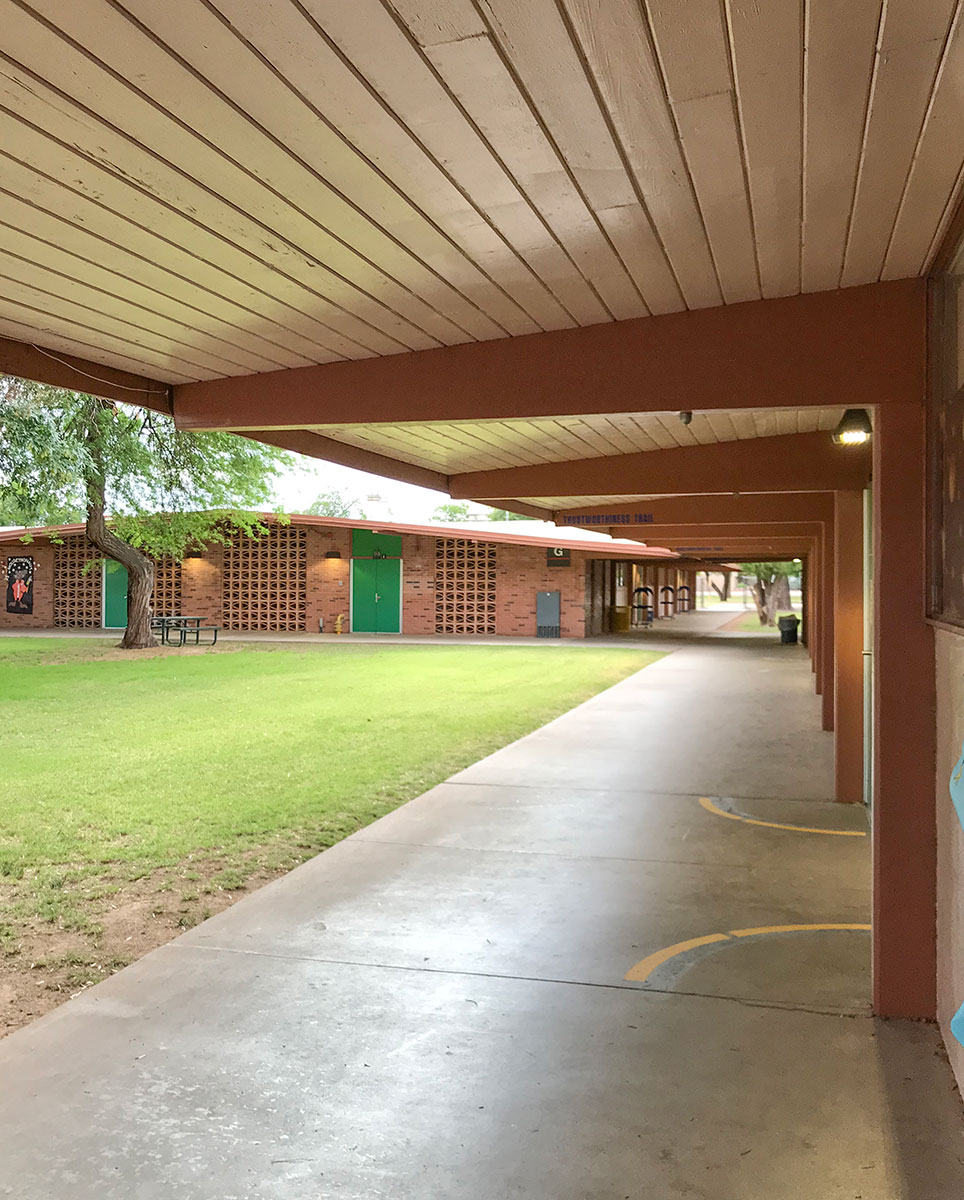 Hohokam Elementary School designed by Ralph Haver