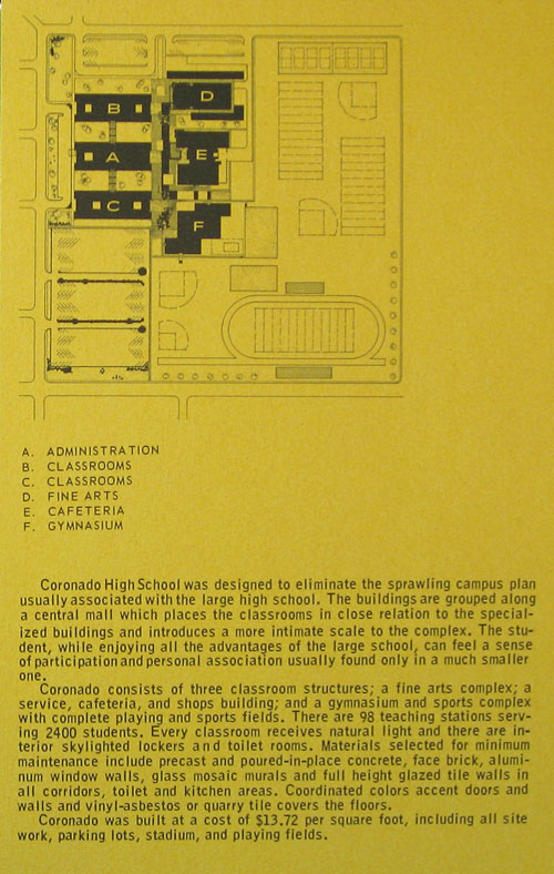 Coronado High School in Haver, Nunn, and Jensen's portfolio