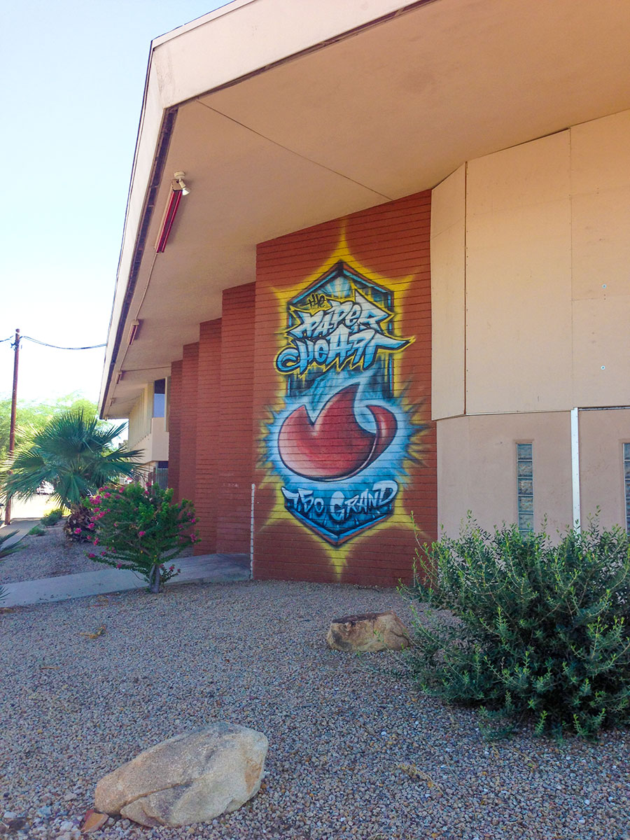 Quebedeaux Chevrolet aka Paper Heart Gallery in Phoenix Arizona by Victor Gruen with Ralph Haver