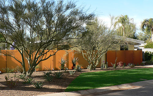 Modern decorative fences in Phoenix Arizona