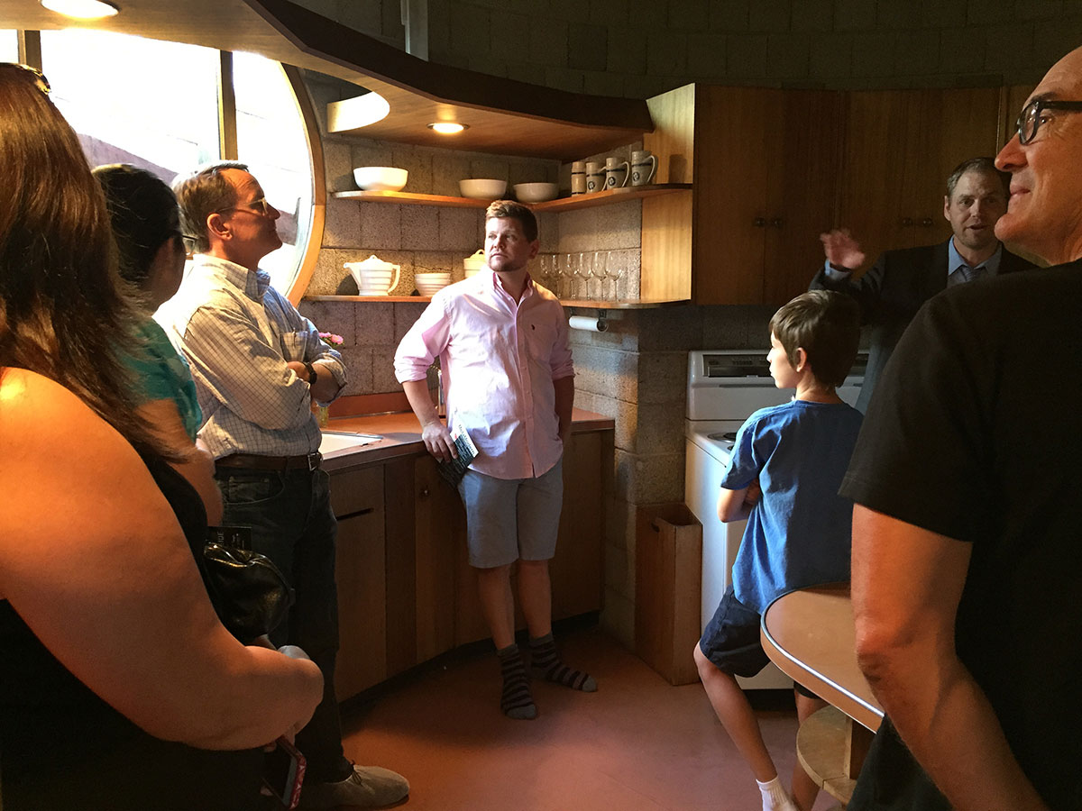 The David and Gladys Wright House tours during Modern Phoenix Week 2015 in Phoenix Arizona