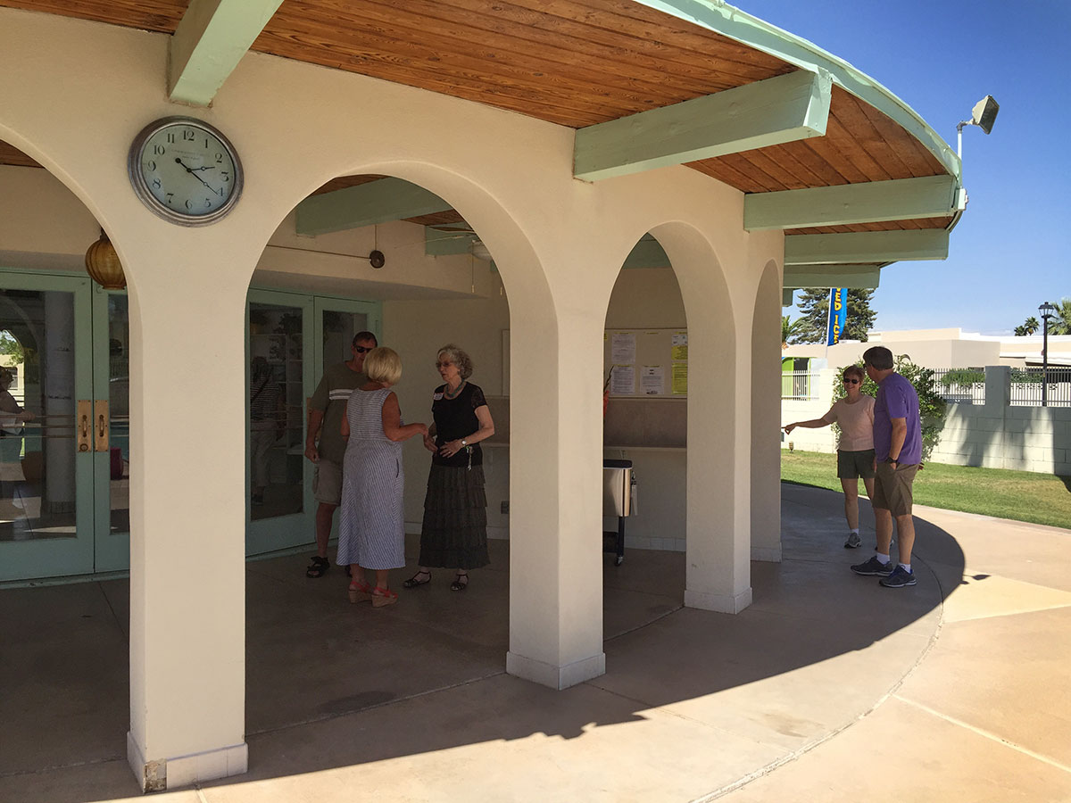 Poolhouse at Golden Keys in Scottsdale Arizona on the Modern Phoenix Home Tour 2015