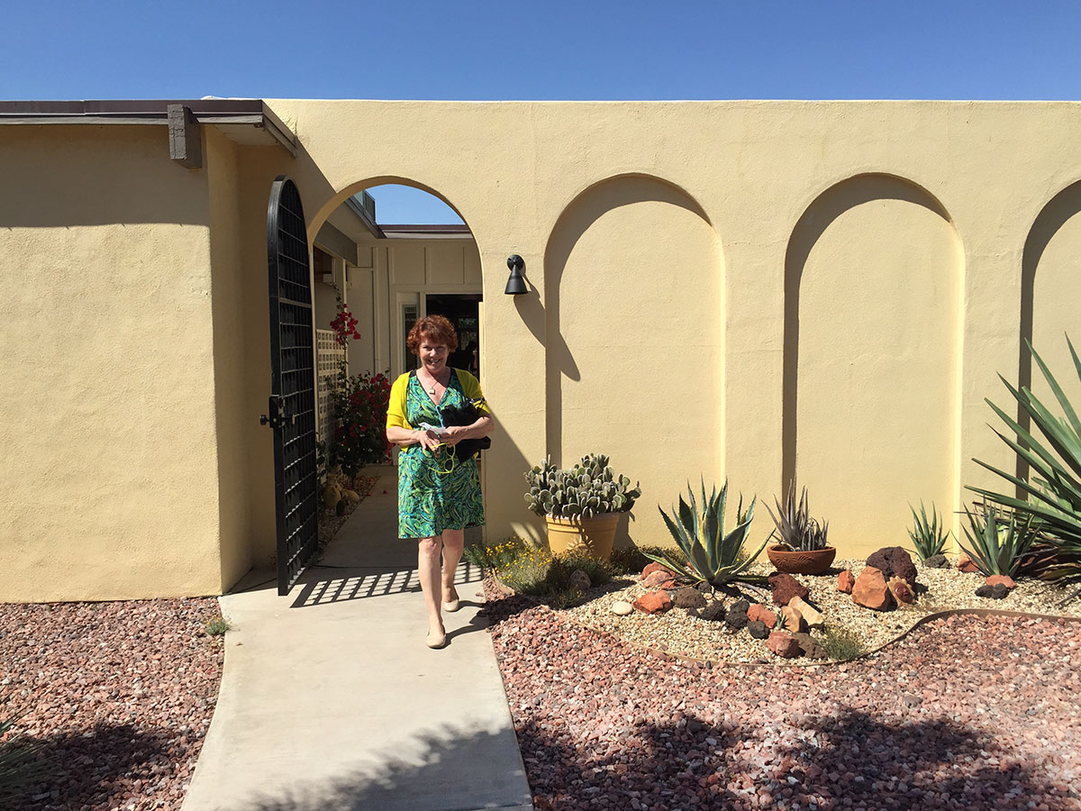 Golden Keys Time Capsule on the Modern Phoenix Home Tour 2015 in South Scottsdale