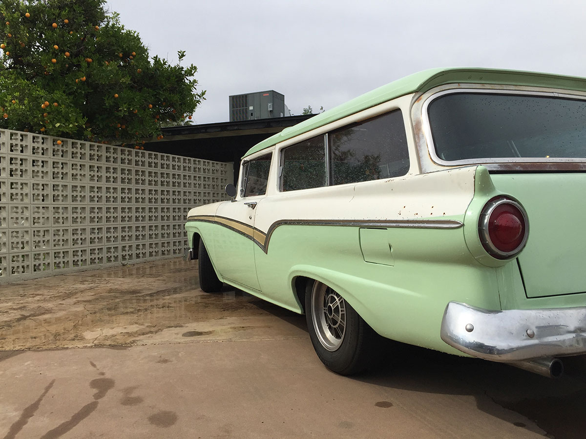 Vintage cars during 2016 Modern Phoenix Home Tour