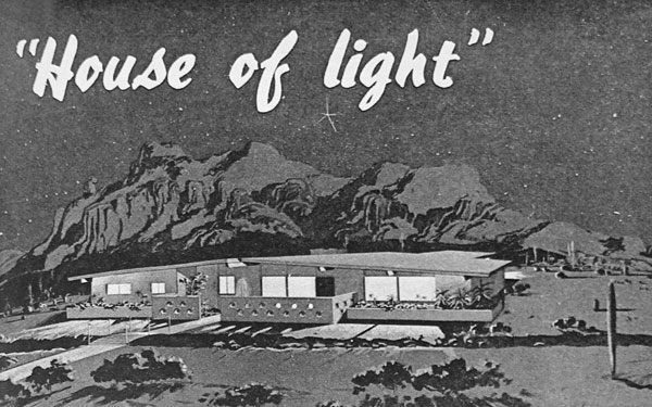 Vintage ad for the House of Light designed by Ard Hoyt