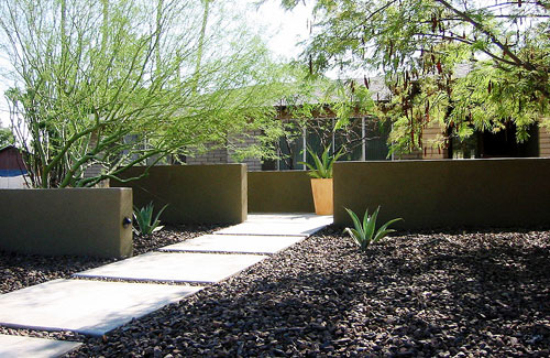 Plan*it Landscaping redesigning a Ranchburger home in Tempe