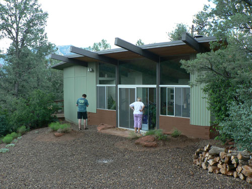 A restored Howard Madole Home on Apache Drive in Sedona, 2009