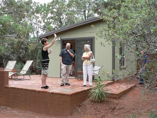 A restored Howard Madole Home on Apache Drive in Sedona, 2009