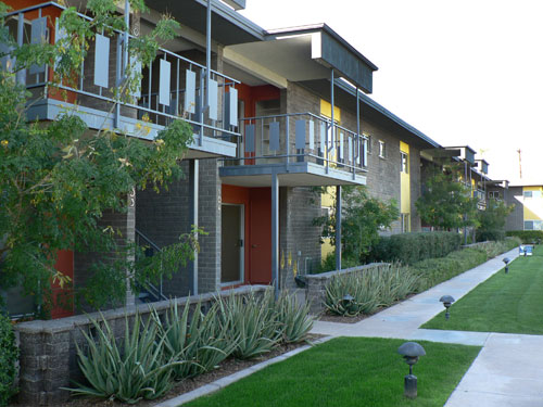 The Palmaire multifamily complex rehabilitated by Helix Development