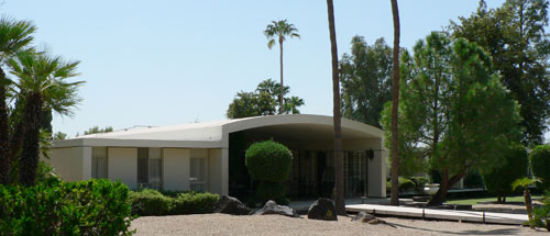 The Neighborhood on the South Slope of Camelback Mountain in Phoenix