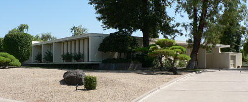 The Neighborhood on the South Slope of Camelback Mountain in Phoenix