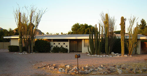 Marion Estates neighborhood by Camelback Mountain designed by Al Beadle, Ralph Haver, and Blaine Drake