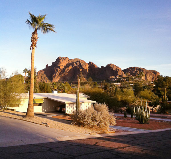 Marion Estates neighborhood by Camelback Mountain designed by Al Beadle, Ralph Haver, and Blaine Drake