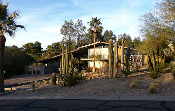 Marion Estates neighborhood by Camelback Mountain designed by Al Beadle, Ralph Haver, and Blaine Drake