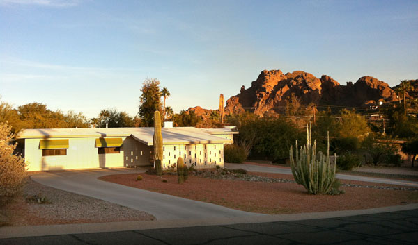 Marion Estates neighborhood by Camelback Mountain designed by Al Beadle, Ralph Haver, and Blaine Drake