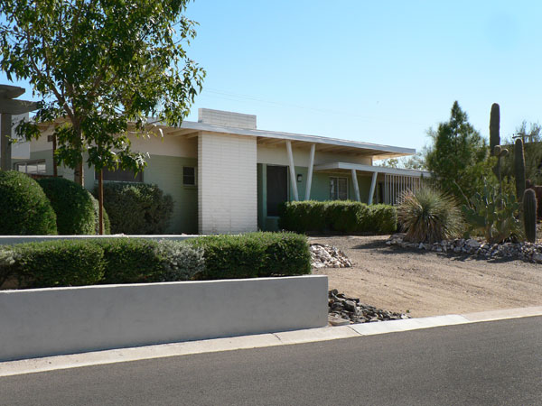 Modern homes in the Sunnyslope neighborhood in Phoenix