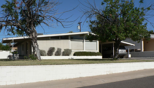 Modern homes in the Sunnyslope neighborhood in Phoenix