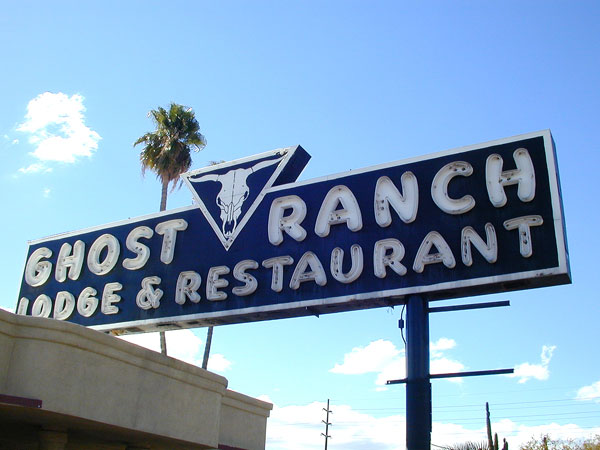 Neon Googie Signage in Tucson Arizona