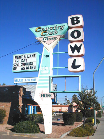 Neon Googie Signage in Mesa Arizona