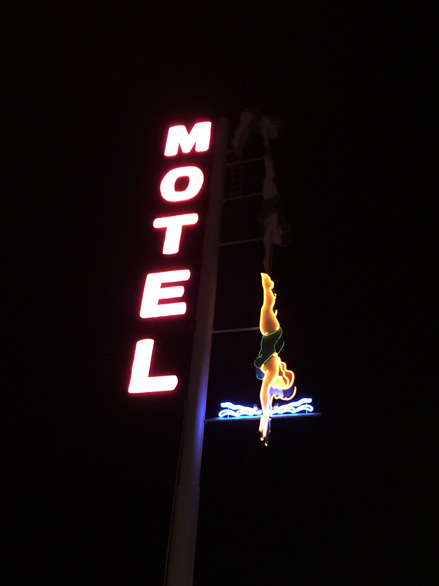 Neon sign in Mesa Arizona