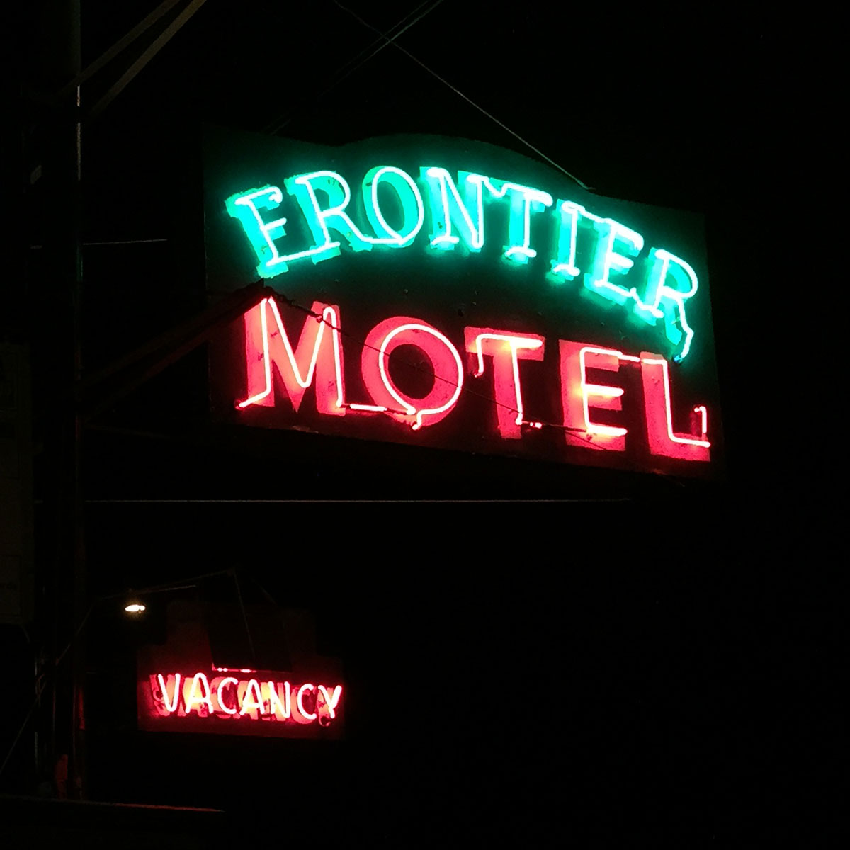 Neon sign in Mesa Arizona