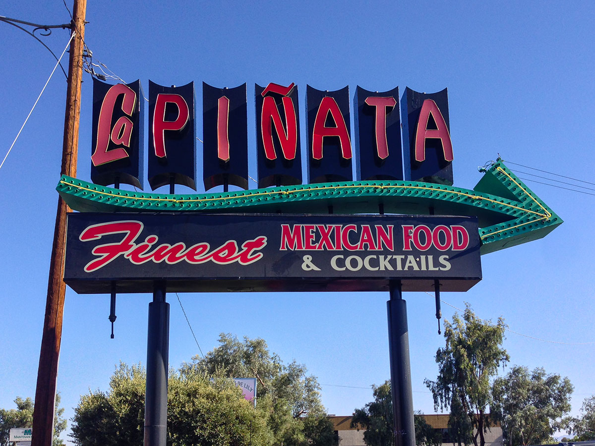 La Pinata neon sign in Phoenix Arizona