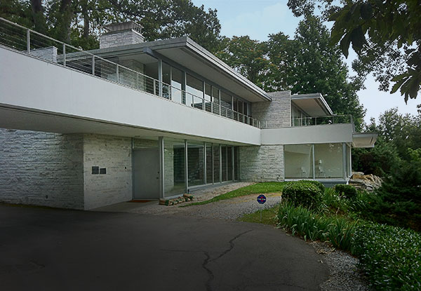 The Rice House in Virginia designed by Richard Neutra