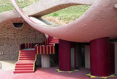 The Soleri Amphitheater at Santa Fe Indian School