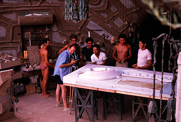 The Soleri Amphitheater at Santa Fe Indian School