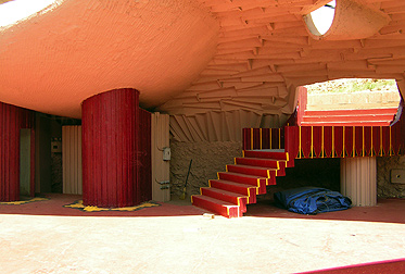 The Soleri Amphitheater at Santa Fe Indian School