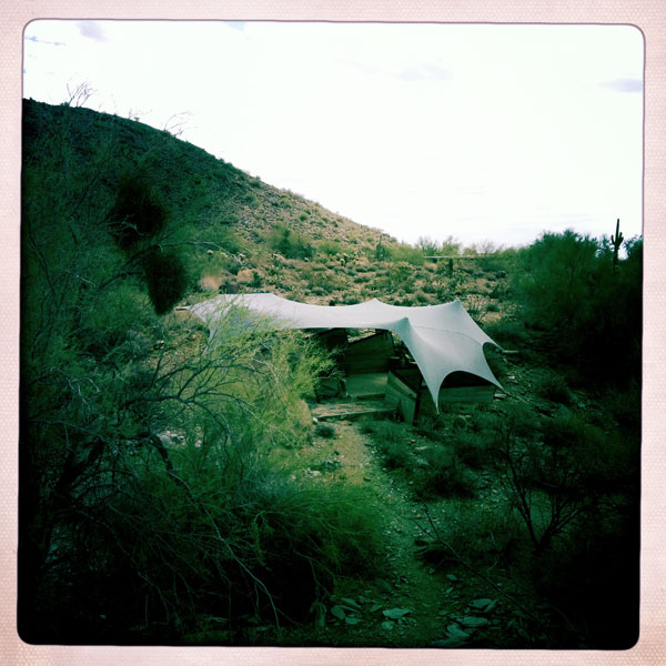 Student Shelter at Taliesin West in Scottsdale Arizona