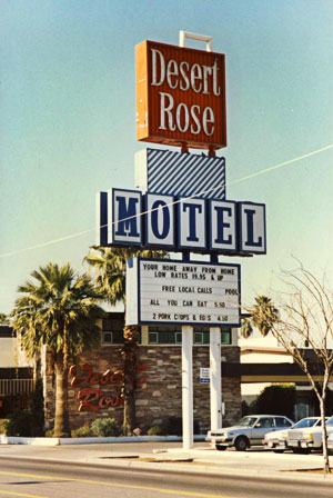 Vintage signage along Van Buren in Phoenix Arizona