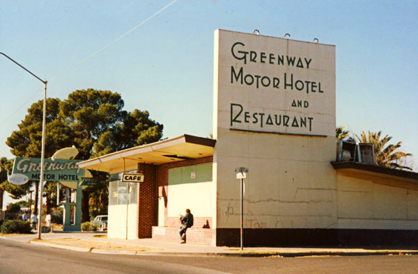 Vintage signage along Van Buren in Phoenix Arizona