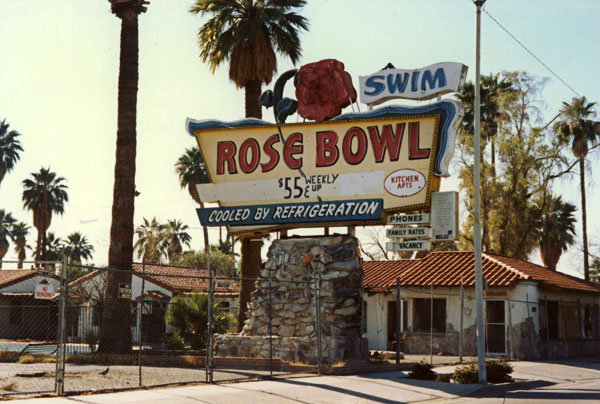 Vintage signage along Van Buren in Phoenix Arizona