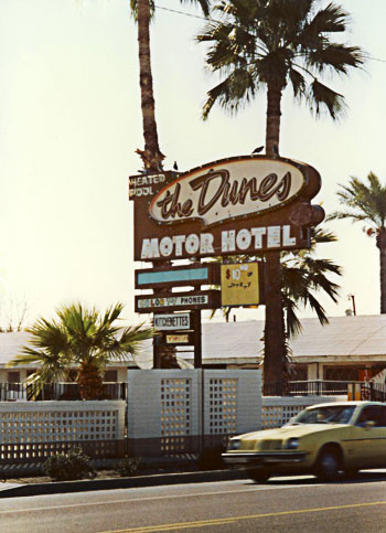 Vintage signage along Van Buren in Phoenix Arizona